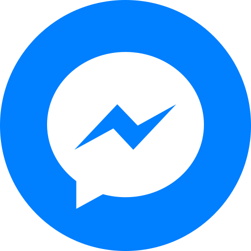 Circle, facebook messenger, messenger, round icon, social icon icon